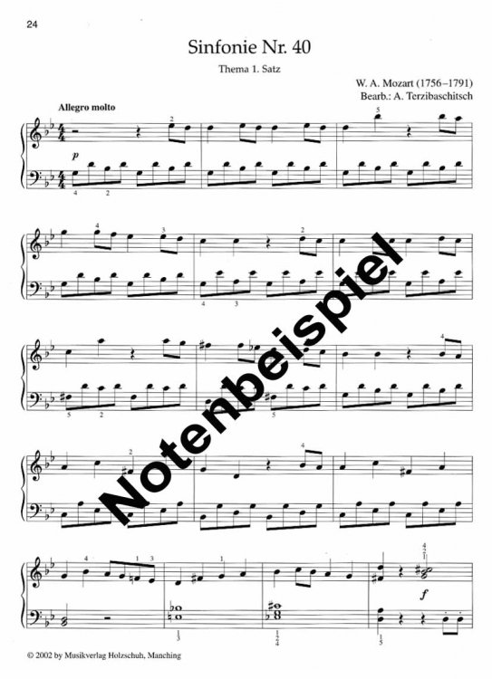 Mozart Symphonie Nr 40